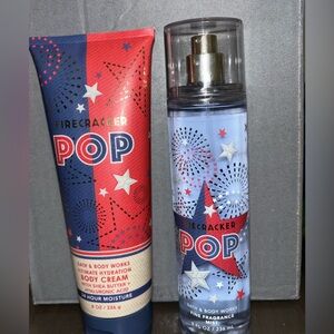 Bath & Body Works Firecracker Pop Body Cream and Mist